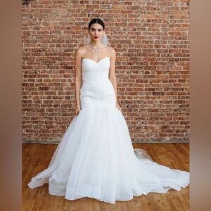 NWT Truly Zac Posen Wedding Dress Ivory Size 14